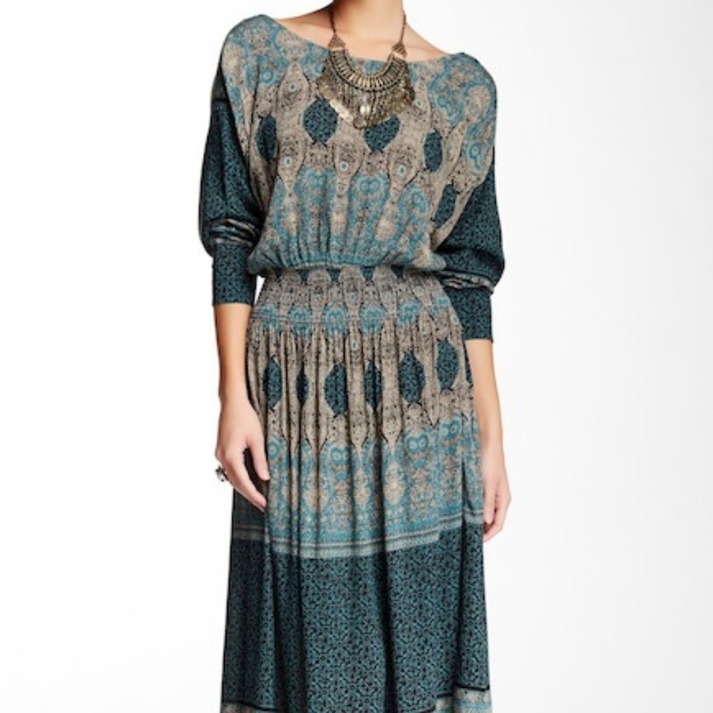 NWT Free People She's A Lady Dress – Jade – Large